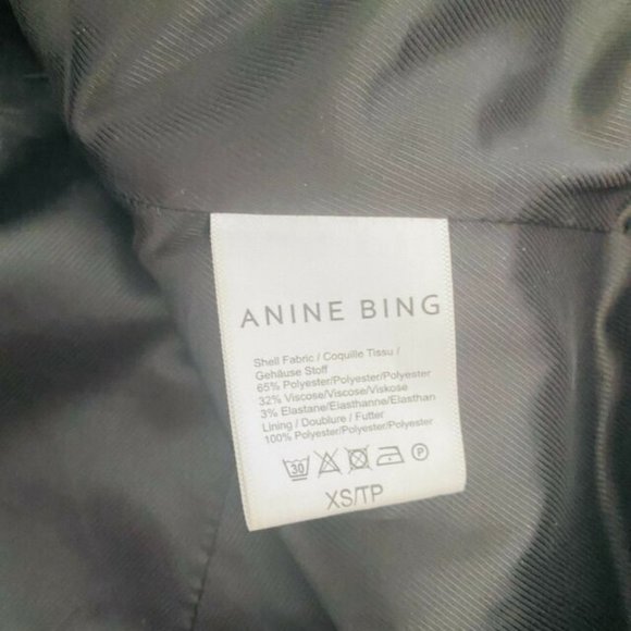 Anine Bing BNWT Madeleine Blazer Women's Size XS Fully Lined Designer Jacket - Picture 10 of 11